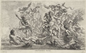 Allegory op de vrede Triumph of Peace (titel på objekt)