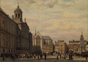 Dam på sommaren av Cornelis Springer