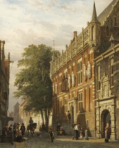Stadhuis i Kampen, Nederländerna, 1862