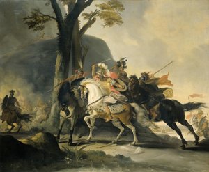 Alexander den store i slaget vid Granicus mot perserna