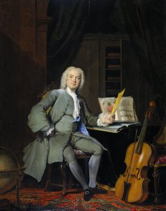 Porträtt av en medlem av familjen Van der Mersch, 1736