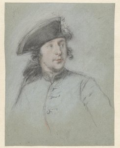 Porträtt av Ludolf Bakhuysen den yngre av Cornelis Troost