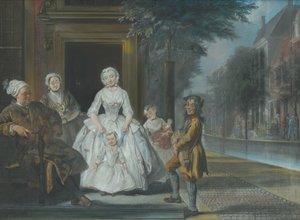 Orgelsliparen, 1743 av Cornelis Troost