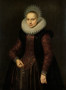 Porträtt av Brechtje Overrijn van Schoterbosch