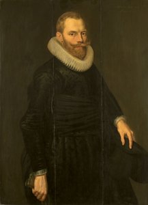 Porträtt av Dirck Hasselaer av Cornelis Van der Voort