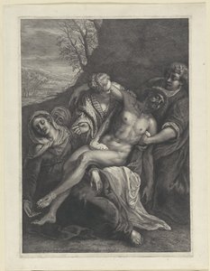 Kristi bävan av Cornelis Visscher (II)