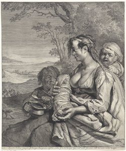 Heidi Jag lovar att ju rikare desto fattiga (...) orden jag gav (titel på objekt) av Cornelis Visscher (II)