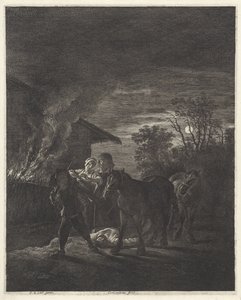 häststöld av Cornelis Visscher (II)
