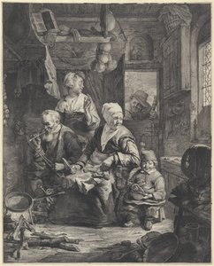 Pannkaksbagare av Cornelis Visscher (II)