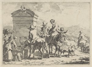 viloplats Landskap (serietitel) av Cornelis Visscher (II)