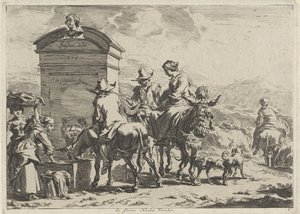 viloplats Landskap (serietitel) av Cornelis Visscher (II)