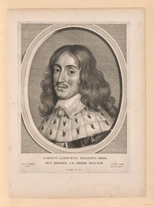 Charles Louis, greve Palatine, från Effigies Variae... av Cornelis Visscher
