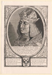 Heliga romerska kejsaren Maximilian I (tryck) av Cornelis Visscher