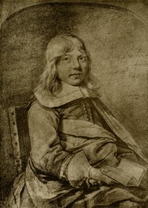 Porträtt av en elva år gammal pojke av Cornelis Visscher