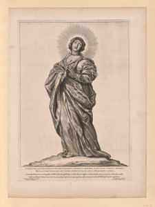 Saint Cunera, från Helgon i norra och södra Nederländerna av Cornelis Visscher