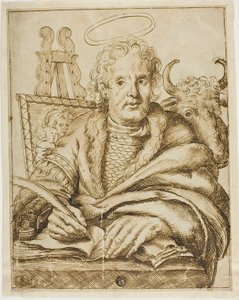 Sankt Lukas av Cornelis Visscher