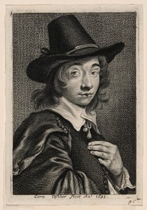 Självporträtt av Cornelis Visscher