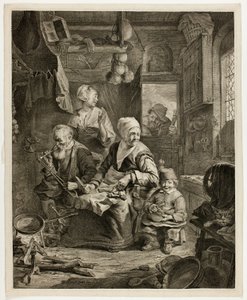 Pannkakskvinnan av Cornelis Visscher