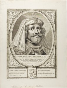 William I, från Principes Hollandiae, Zelandiae, et Frisiae av Cornelis Visscher