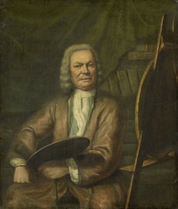Porträtt av Jan Maurits Quinkhard, målare av Cornelis Wever