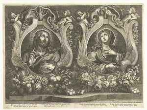 Kristus och Maria av Cornelis de Bout (possibly)