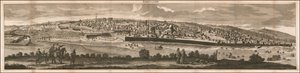 1698 års vy över Jerusalem av Cornelis De Bruyn