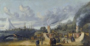 Valoljeraffinaderiet nära byn Smerenburg