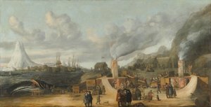 Valoljeraffinaderiet nära byn Smerenburg, 1639