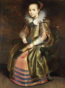 Elisabeth Vekemans som liten flicka av Cornelis de Vos