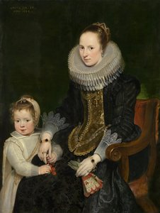 Mor och barn av Cornelis de Vos