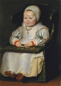 Porträtt av Susanne de Vos, målarens tredje dotter av Cornelis de Vos