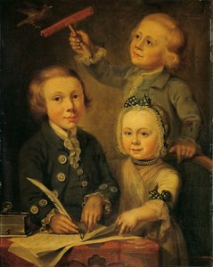 Porträtt av Barend Goudriaans barn av Cornelis van Cuylenburgh (II)
