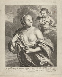 Venus i Amor av Cornelis van Dalen (II)