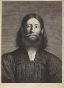 Giorgione Barbarelli av Cornelis van Dalen I, after Titian