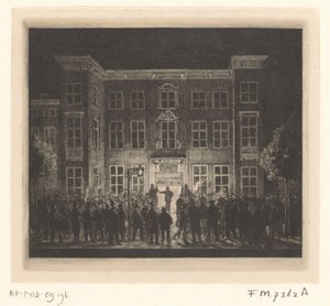 Delft Academys begravning den 30 juni 1864