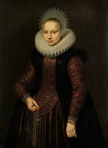 Porträtt av Brechtje Overrijn van Schoterbosch