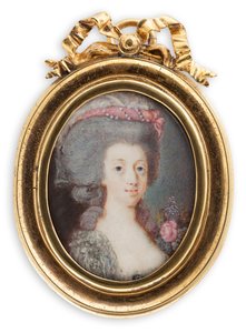Porträtt av Sophia Magdalena av Danmark 1746-1813, Sveriges drottning.