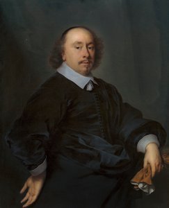 Porträtt av en man av Cornelius Johnson
