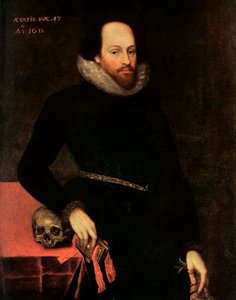 Ashbourne-porträttet av Shakespeare, 1500-talet. av Cornelius Ketel