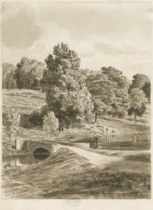 Betley Park: sepiatvättteckning, oktober 1820 (ritning)