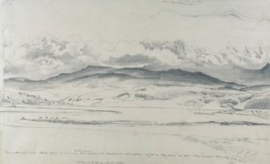 Bergpanorama i Wales, Cader Idris av Cornelius Varley
