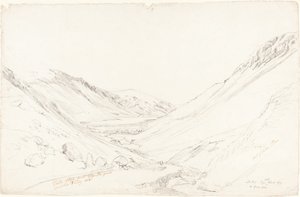 Tally Llyn från Llyn Trigrain av Cornelius Varley