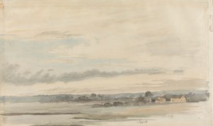 Utsikt i Suffolk av Cornelius Varley
