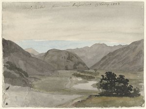 Vy över Moel Siabod från Beddgelert, norra Wales Vy över Moel Siabod från Beddgelert, norra Wales av Cornelius Varley
