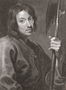 Sankt Matteus eller aposteln Matteus. Porträtt. av Cornelius van Caukercken