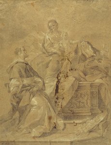 Jungfru Maria med barnet, Sankta Katarina av Siena och Sankta Dominikus av Corrado Giaquinto