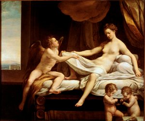Danae-målning av Antonio Allegri, kallad Il Correggio