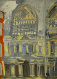 St Pauls Cathedral reflekteras