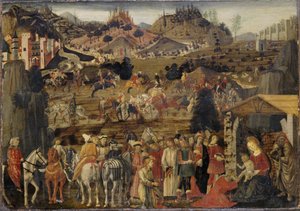 The Adoration of the Magi, c.1480 (tempera på furu)