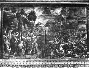 The Crossing of the Red Sea, from the Sistine Chapel  